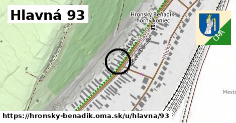 Hlavná 93, Hronský Beňadik