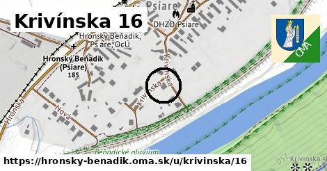 Krivínska 16, Hronský Beňadik