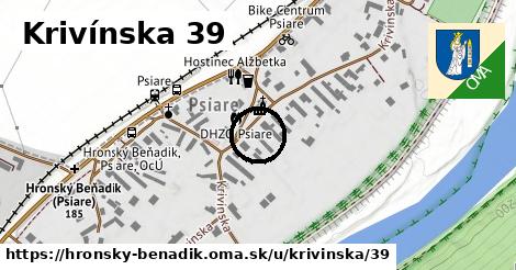 Krivínska 39, Hronský Beňadik