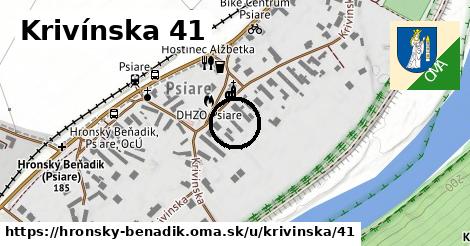 Krivínska 41, Hronský Beňadik