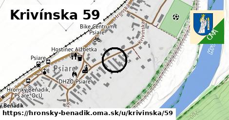 Krivínska 59, Hronský Beňadik