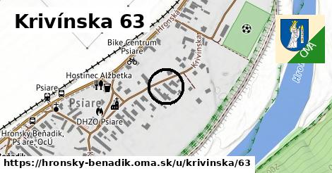 Krivínska 63, Hronský Beňadik