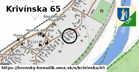 Krivínska 65, Hronský Beňadik