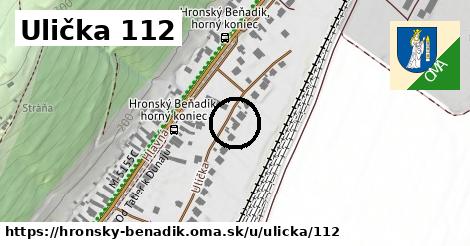 Ulička 112, Hronský Beňadik