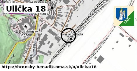 Ulička 18, Hronský Beňadik