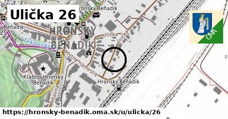 Ulička 26, Hronský Beňadik