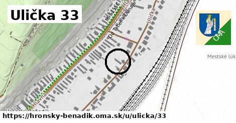 Ulička 33, Hronský Beňadik