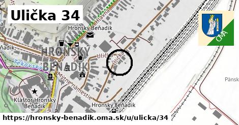 Ulička 34, Hronský Beňadik