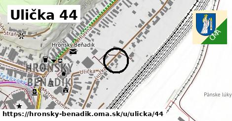 Ulička 44, Hronský Beňadik