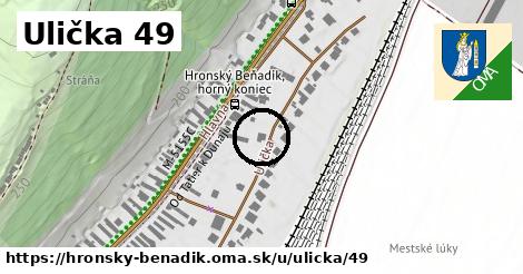 Ulička 49, Hronský Beňadik