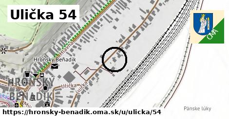 Ulička 54, Hronský Beňadik