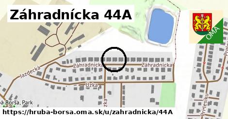 Záhradnícka 44A, Hrubá Borša