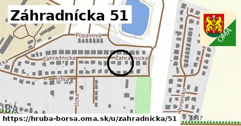 Záhradnícka 51, Hrubá Borša