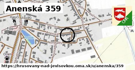 Anenská 359, Hrušovany nad Jevišovkou