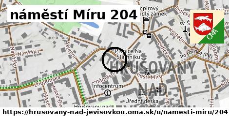 náměstí Míru 204, Hrušovany nad Jevišovkou