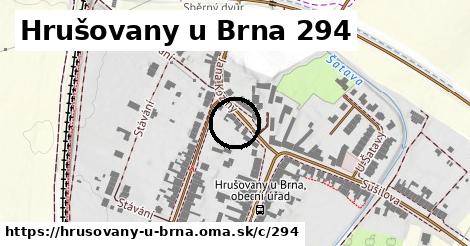 Hrušovany u Brna <span class="supisne">294</span>