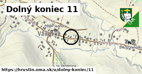 Dolný koniec 11, Hruštín