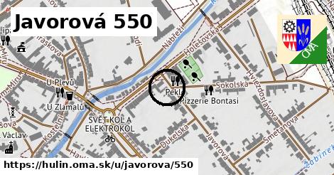 Javorová 550, Hulín