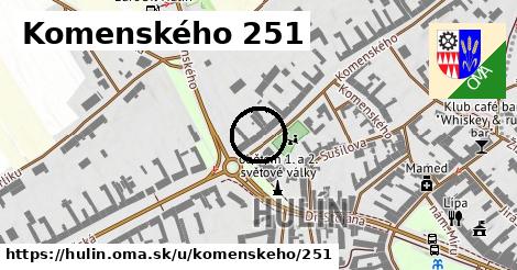 Komenského 251, Hulín