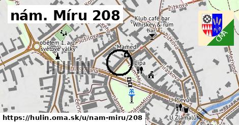 nám. Míru 208, Hulín