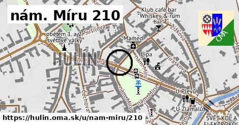 nám. Míru 210, Hulín