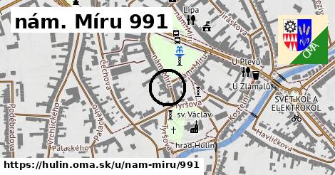 nám. Míru 991, Hulín