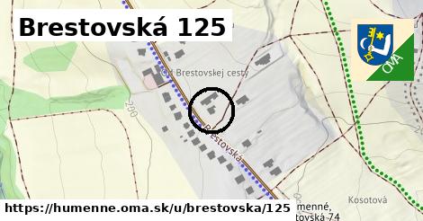 Brestovská 125, Humenné