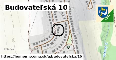 Budovateľská 10, Humenné