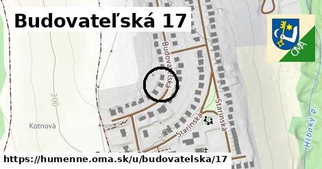 Budovateľská 17, Humenné