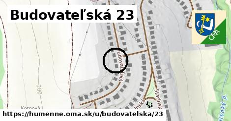 Budovateľská 23, Humenné