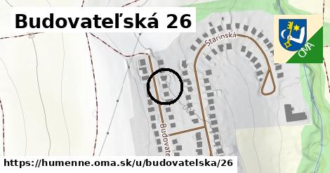 Budovateľská 26, Humenné