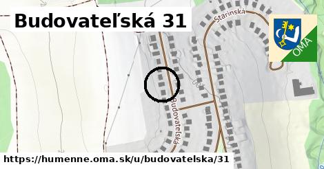 Budovateľská 31, Humenné