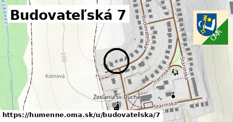 Budovateľská 7, Humenné