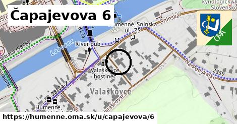 Čapajevova 6, Humenné