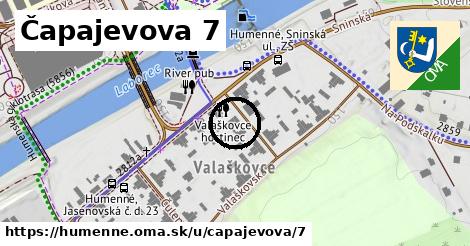 Čapajevova 7, Humenné