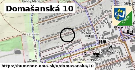 Domašanská 10, Humenné