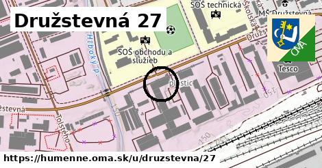 Družstevná 27, Humenné