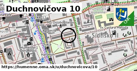 Duchnovičova 10, Humenné