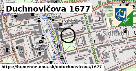 Duchnovičova 1677, Humenné