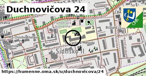 Duchnovičova 24, Humenné