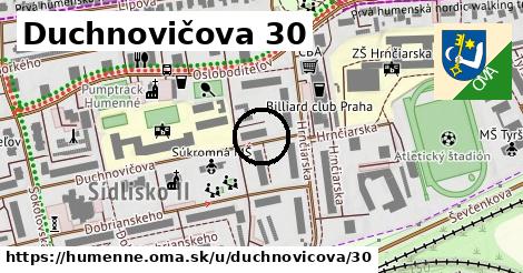 Duchnovičova 30, Humenné