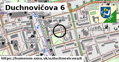 Duchnovičova 6, Humenné