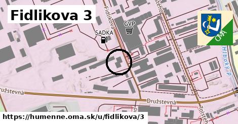 Fidlikova 3, Humenné