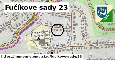 Fučíkove sady 23, Humenné