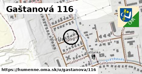 Gaštanová 116, Humenné