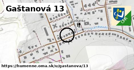 Gaštanová 13, Humenné