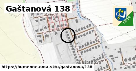 Gaštanová 138, Humenné
