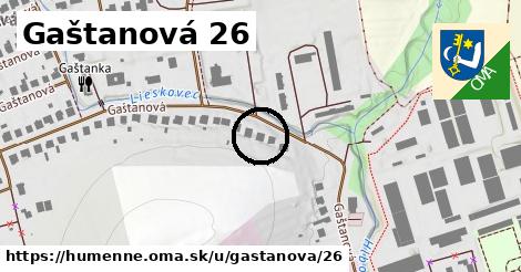 Gaštanová 26, Humenné