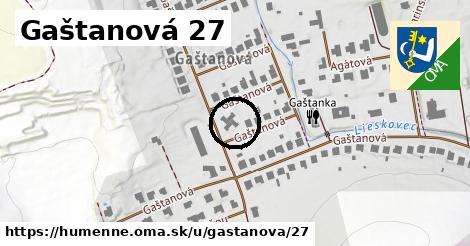 Gaštanová 27, Humenné