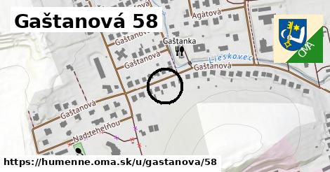 Gaštanová 58, Humenné